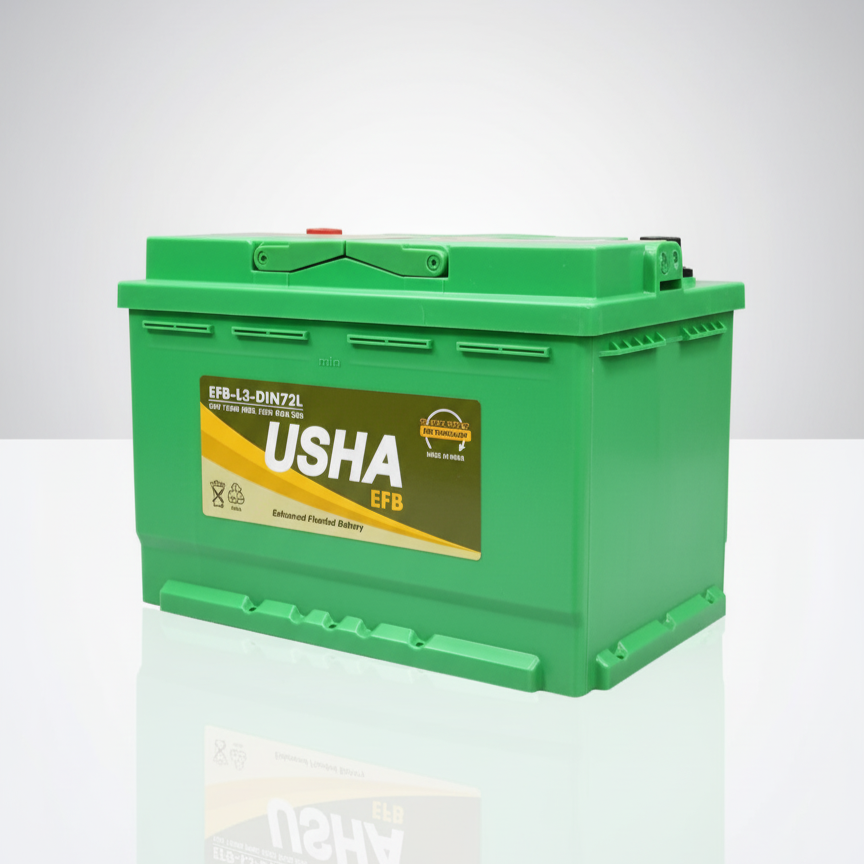 USHA EFB-L3-DIN72L 72AH
