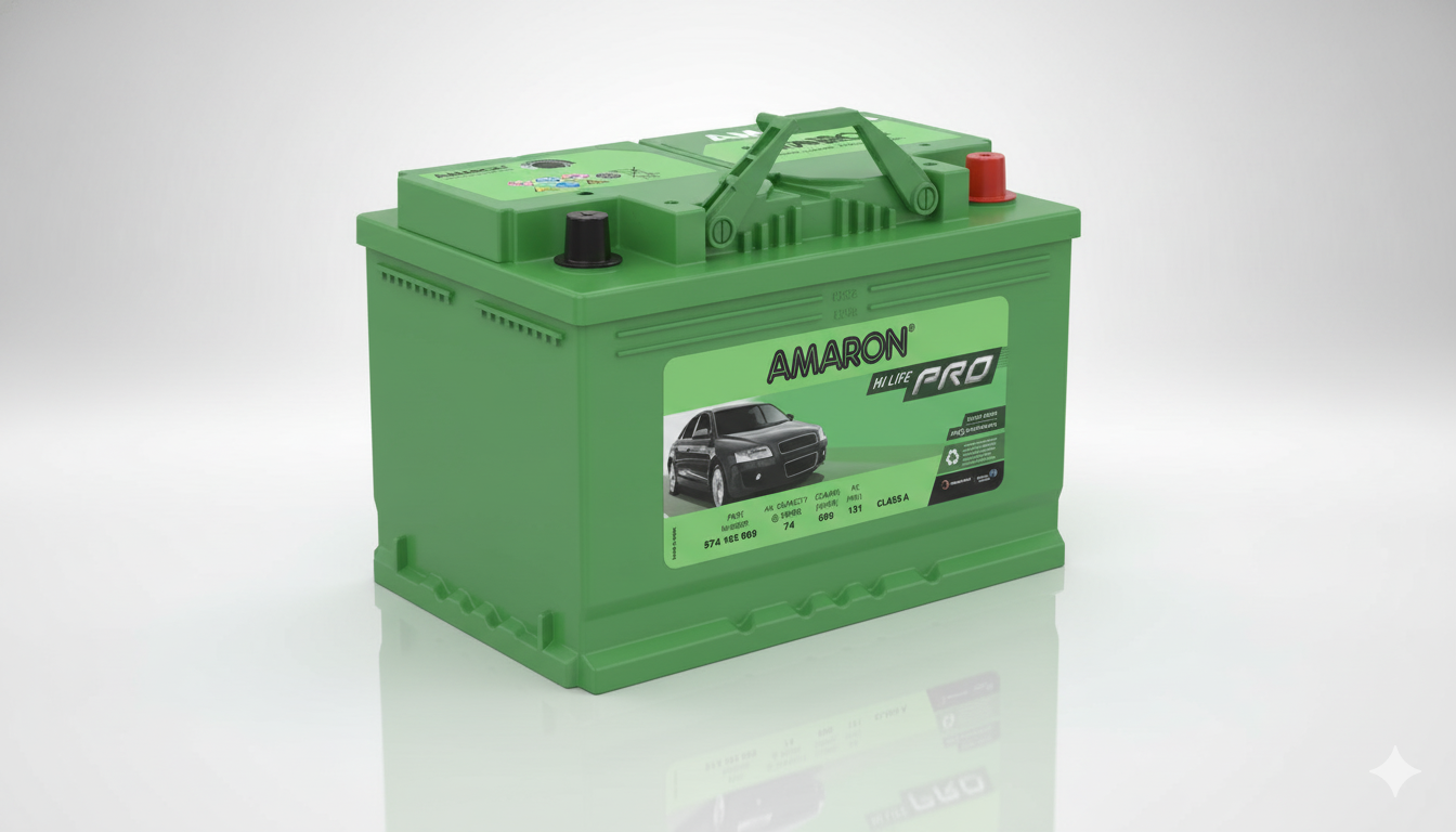 AMARON DIN74/57412 74AH 2-Years Warranty