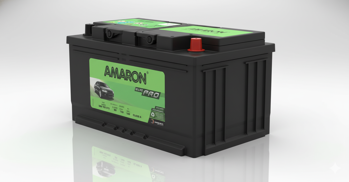 AMARON DIN80/94R-72 80AH 2-Years Warranty