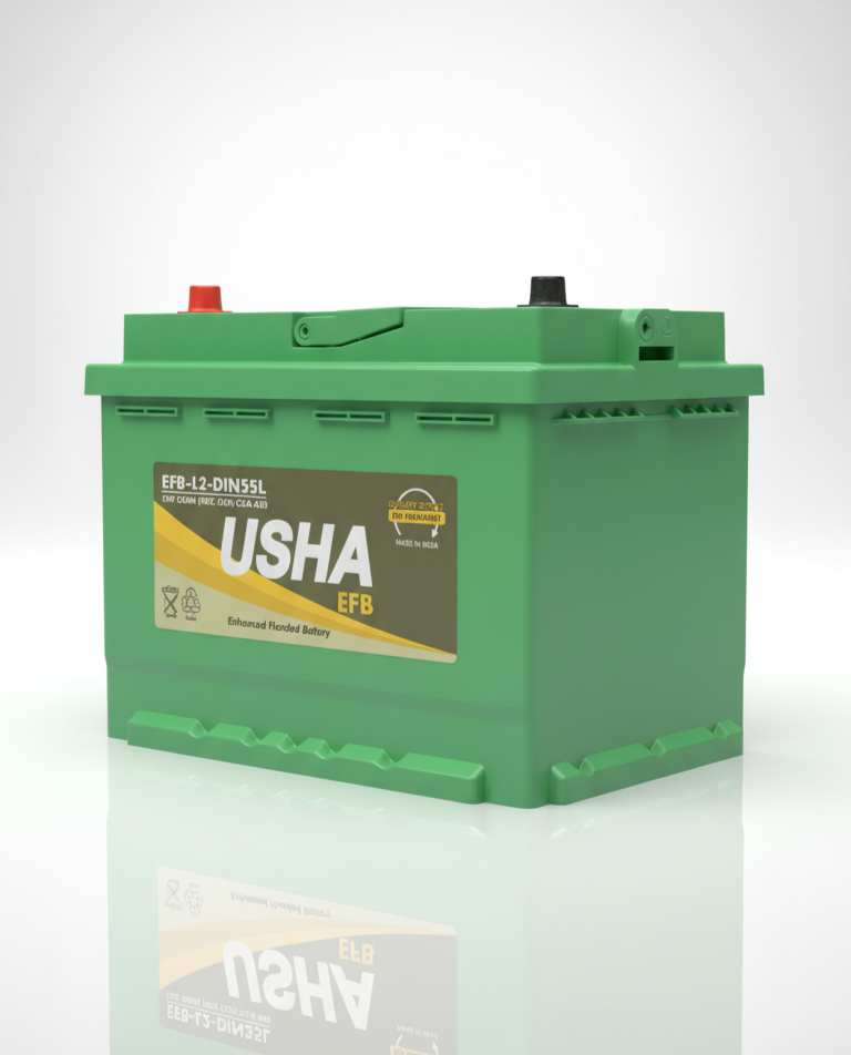USHA EFB-L2-DIN55L 12V 55AH
