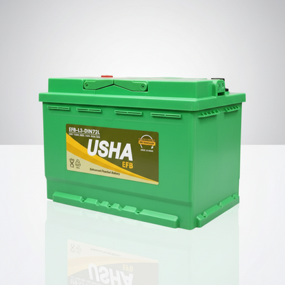 USHA EFB-L3-DIN72L 72AH