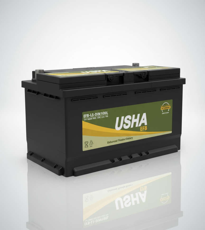 USHA EFB-L5-DIN100L 12V 100AH