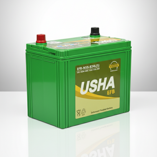 USHA EFB-N55-B24L 45AH