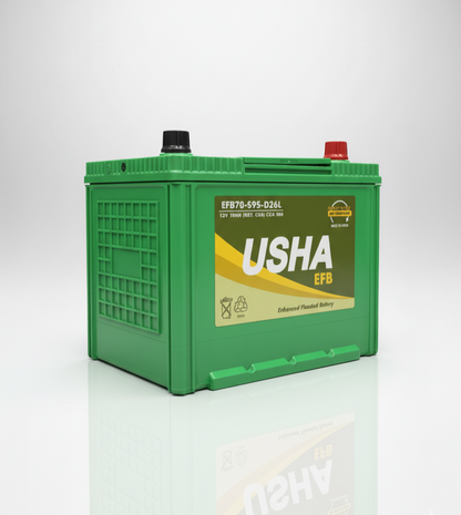 USHA EFB70-S80-D26L 70AH